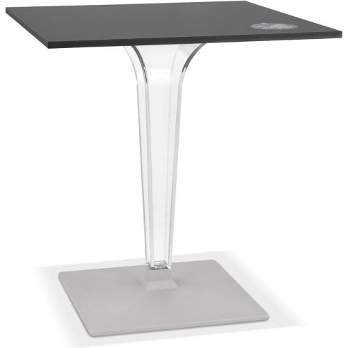 Table de terrasse carrée 'LIMPID' intérieur et extérieur - ALTEREGO - Modalova