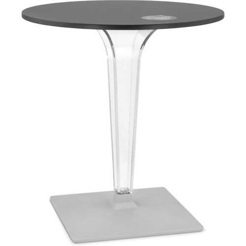 Table de terrasse ronde 'LIMPID' intérieur et extérieur - ALTEREGO - Modalova