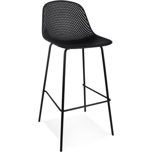 Tabouret de bar perforé 'LOKI' intérieur et extérieur - ALTEREGO - Modalova