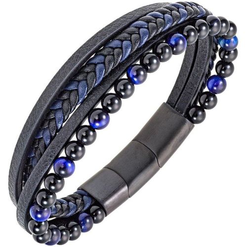 Bracelet - 682360 Acier, Cuir Couleur - All Blacks Bijoux - Modalova