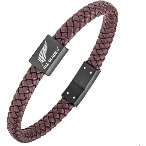 Bracelet pour homme en cuir marron - All Blacks Bijoux - Modalova