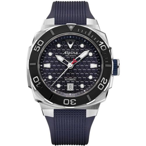 Montre ALPINA Seastrong - AL-525N3VE6 Bracelet Caoutchouc - Alpina Montres - Modalova