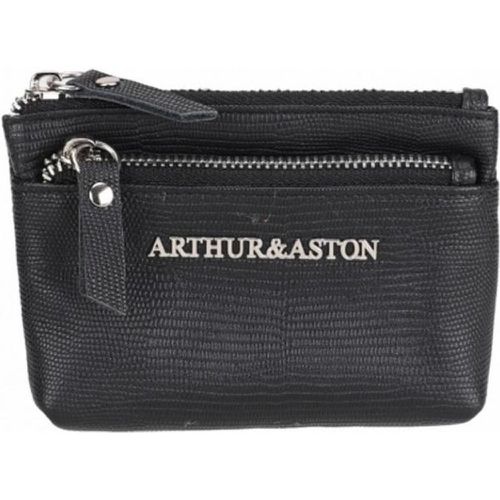 Porte-cartes en cuir noir - Arthur & Aston - Modalova