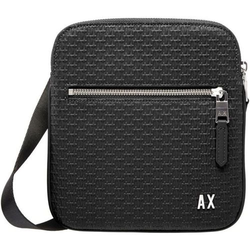 Sacoche messenger logo en métal - Armani Exchange - Modalova