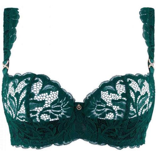 Soutien-gorge corbeille armatures - Vert en dentelle - Aubade - Modalova