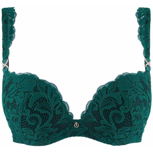Soutien-gorge push-up plongeant armatures - Vert en dentelle - Aubade - Modalova