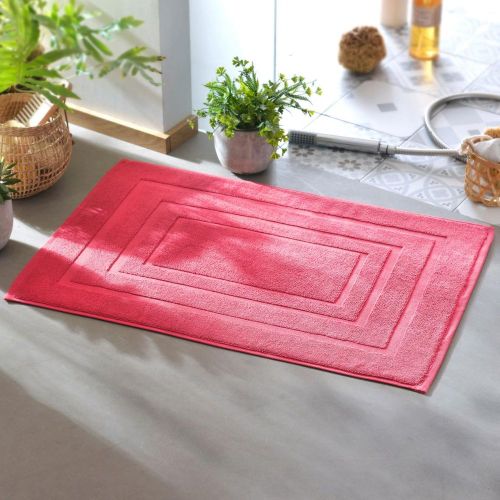 Tapis de bain en coton 900g/m² ATLANTIQUE - rose - Becquet - Modalova