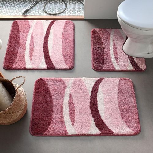 Tapis contour WC COURBE - rose - Becquet - Modalova
