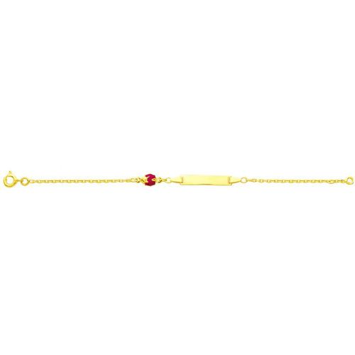 Bracelet Gourmette bébé Or 375/1000 jaune (9K) - Stella Bijoux - Modalova