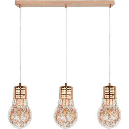 Ampoule pendante 3XE27 60W Cuivre - Britop Lighting - Modalova