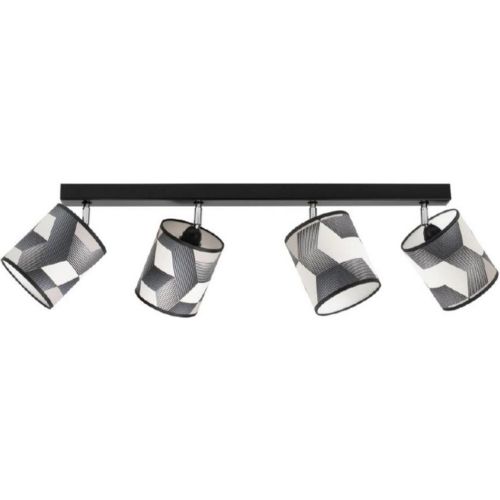 Plafonnier Espacio 4xE27 Max.25W Noir/ - Britop Lighting - Modalova