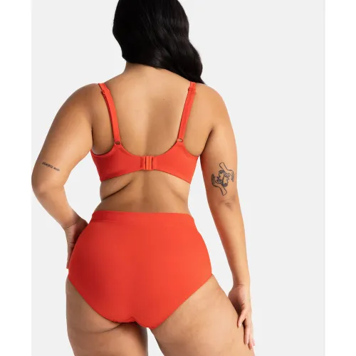 Culotte de bain taille haute - Corail - Dorina Maillots - Modalova