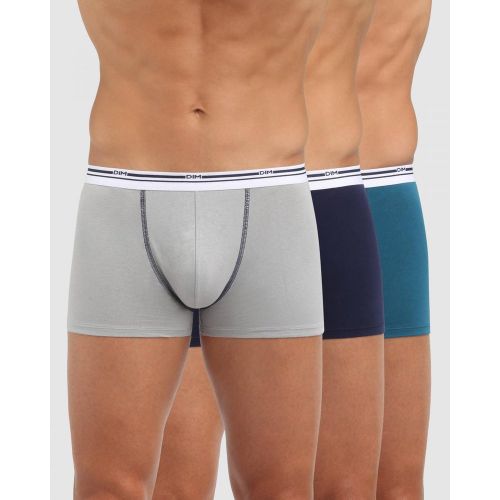 Lot de 3 boxers Gris Dim - Dim Homme - Modalova
