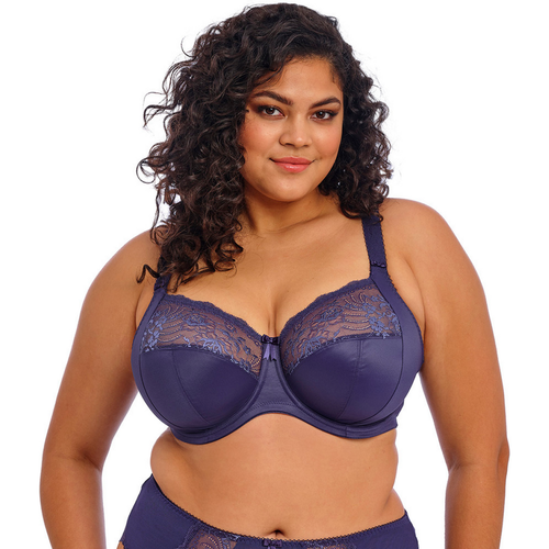MORGAN Soutien-gorge à basque stretch Bleu nuit - Elomi - Modalova