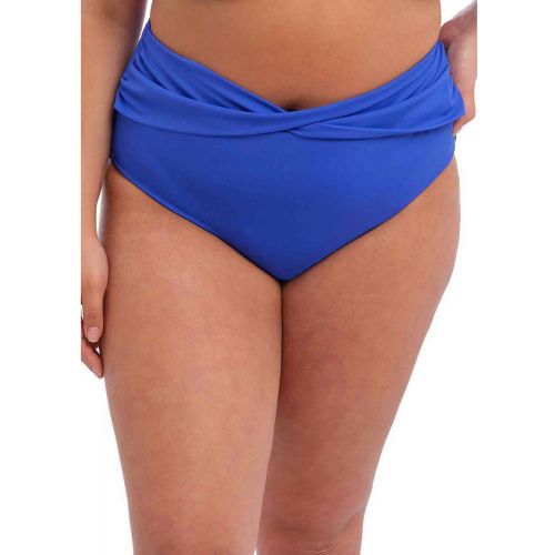 Culotte de bain taille haute - Bleue MAGNETIC en nylon - Elomi bain - Modalova
