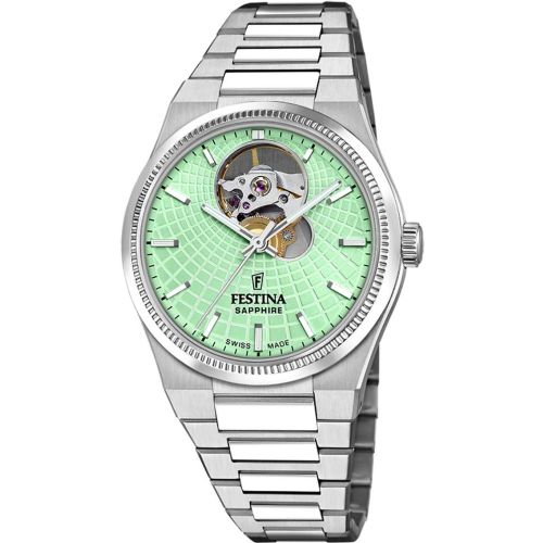 Montre Automatic - F20054-3 Bracelet Acier Argent - Festina Swiss Made - Modalova