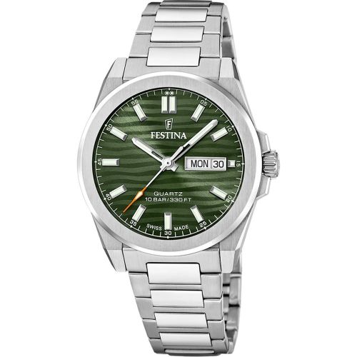 Montre Classiques Acier - F20073-4 Bracelet Acier - Festina Swiss Made - Modalova