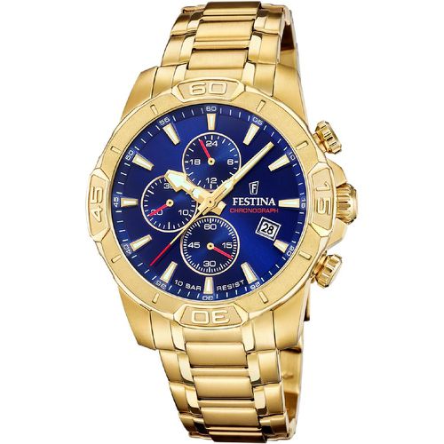 Montre Timeless Chronograph - F20705-3 Bracelet Acier - Festina - Modalova