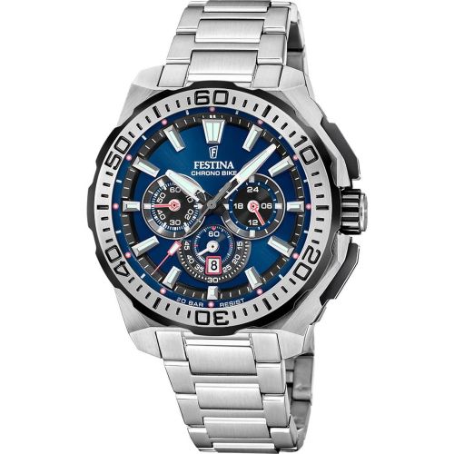 Montre Chrono Bike - F20724-2 Bracelet Acier - Festina - Modalova