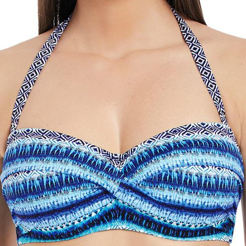 Haut de maillot de bain bandeau twisté à armatures Imprimé - Fantasie Bain - Modalova