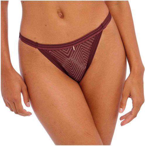 Culotte classique en dentelle graphique Rouge - Freya - Modalova