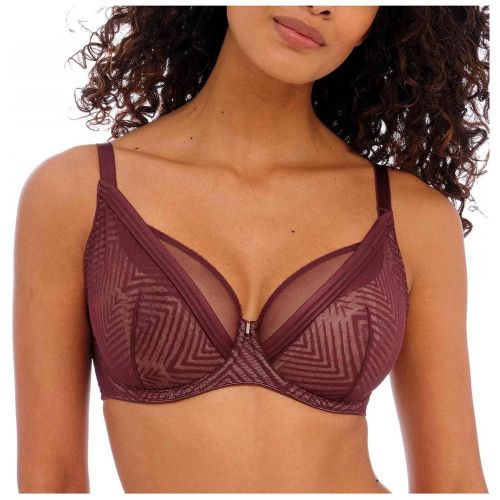 Soutien-gorge plongeant armatures - Rouge TAILORED - Freya - Modalova