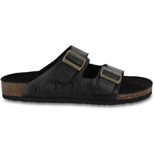 Mocassins homme JIMMY noir en cuir - Kaporal - Modalova