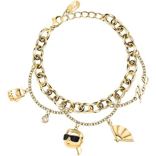 Bracelet Karl Lagerfeld Symbol - KLAYD11 Acier - Karl Lagerfeld Bijoux - Modalova