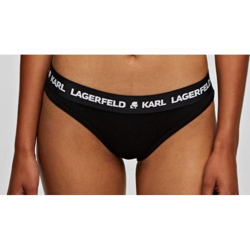 Lot de 2 Culottes Logotypées Noires - Karl Lagerfeld - Modalova