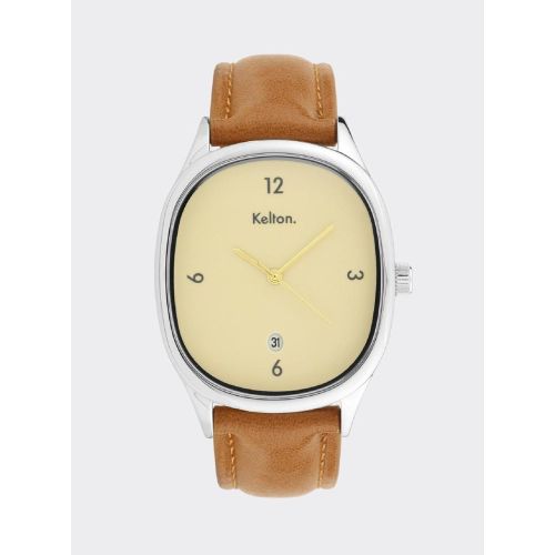 Montre Grande Colorama - 9124912 Crème - Kelton - Modalova