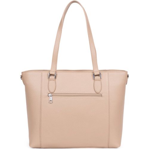 Sac cabas porté épaule - A4 - Amande - Madrid - Hexagona - Modalova