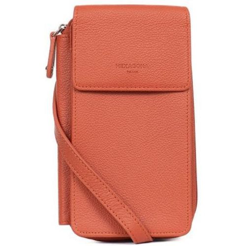 Pochette téléphone avec portefeuille Cuir CONFORT - Hexagona - Modalova