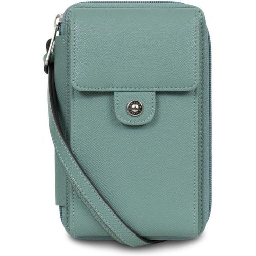 Pochette téléphone avec portefeuille Stop RFID Cuir AVA en toile Sara - Hexagona - Modalova