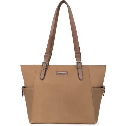 Sac cabas porté épaule A4 Cuir AXELLE Gold en nylon Gwen - Hexagona - Modalova