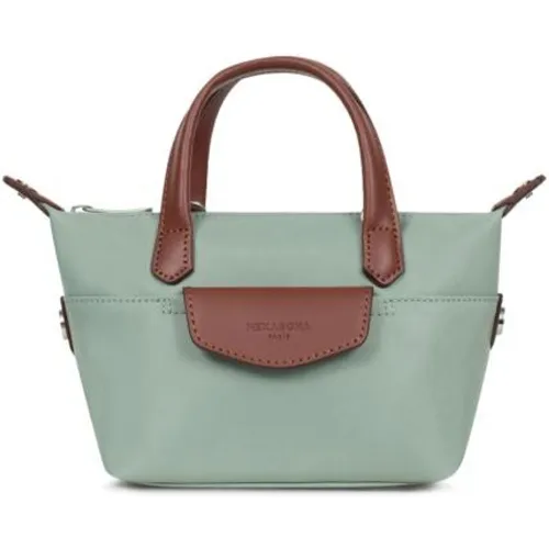 Sac cabas porté main POP Menthe Gia - Hexagona - Modalova