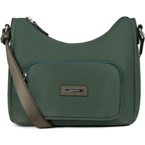 Sac porté travers Cuir AXELLE Sapin en nylon Wynn - Hexagona - Modalova