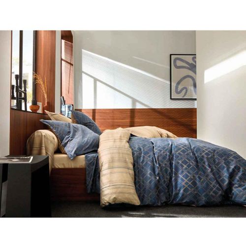 Drap Indigo DOUGLAS - Blanc des Vosges - Modalova
