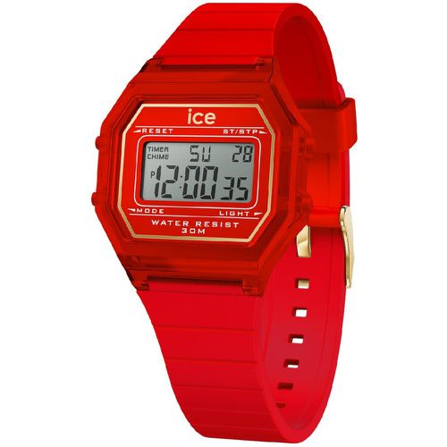 Montre ICE digit retro - Red passion - Clear - Small - Ice-Watch - Modalova