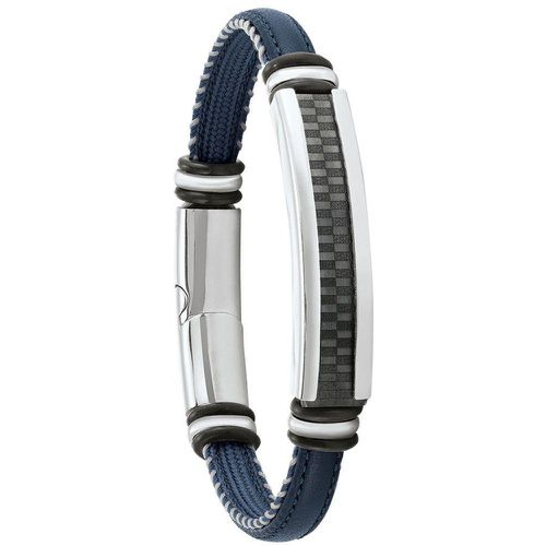 Bracelet JH150012B - GRANT - Cuir bleu - Jourdan - Modalova