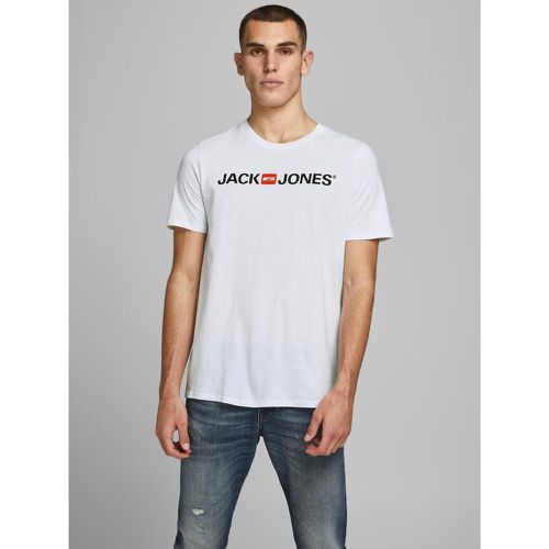 T-shirt Slim Fit Col rond Manches courtes en coton Saul - jack & jones - Modalova