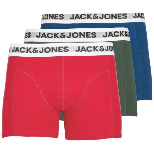 Lot de 3 boxer /Bleu/Rouge en Coton - Rikki Hugo - jack & jones - Modalova