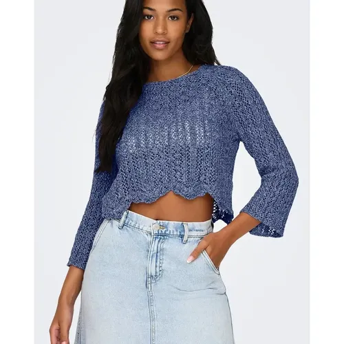 Pull en maille ocre Jade - Only - Modalova