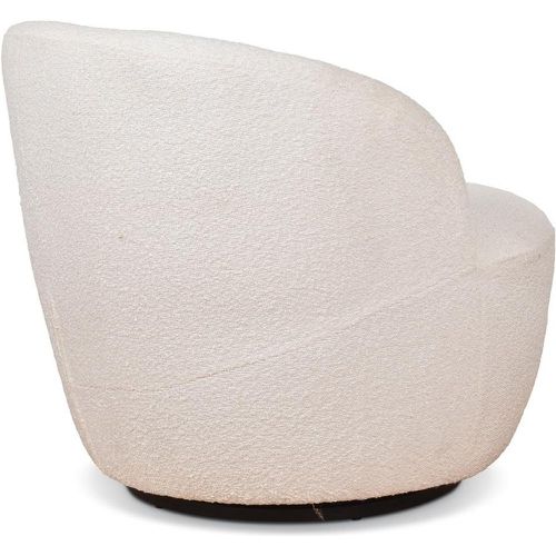 Fauteuil Walter blanc pivotant - 3S. x Home - Modalova