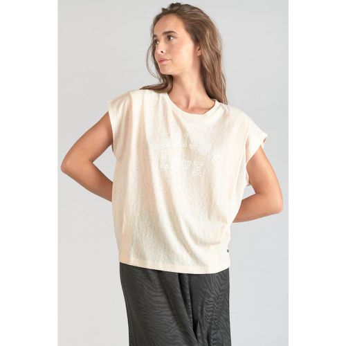 T Shirt Temps pour Femme Le des Modalova cerises | Blanc