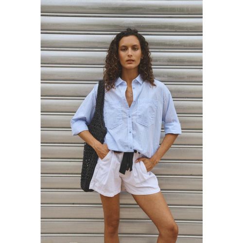 Chemise ARRAKIS bleu Maia en coton - Le Temps des Cerises - Modalova