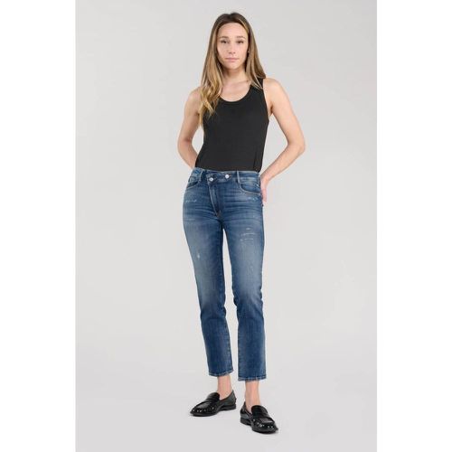 Jeans push-up regular, droit taille haute PULP, 7/8ème Liz en coton - Le Temps des Cerises - Modalova