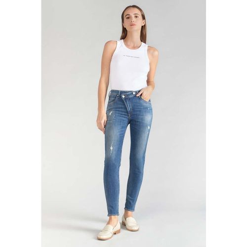 Jeans skinny taille haute POWER, 7/8ème en coton Cate - Le Temps des Cerises - Modalova