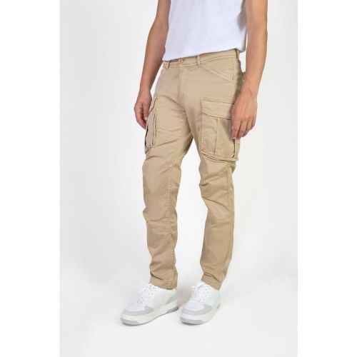 Pantalon cargo AARON beige Ezra - Le Temps des Cerises - Modalova