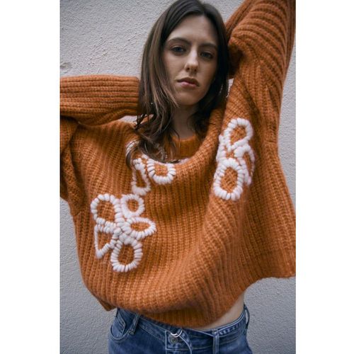 Pull FLOWER orange Mina - Le Temps des Cerises - Modalova