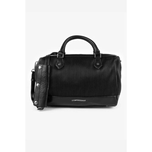 Sac ISAIA noir en cuir - Le Temps des Cerises - Modalova